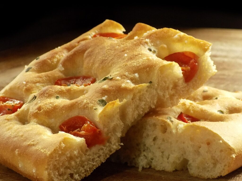 Simple Ingredients of Focaccia bread