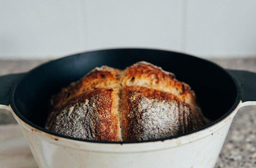 Bake the sourdough bread